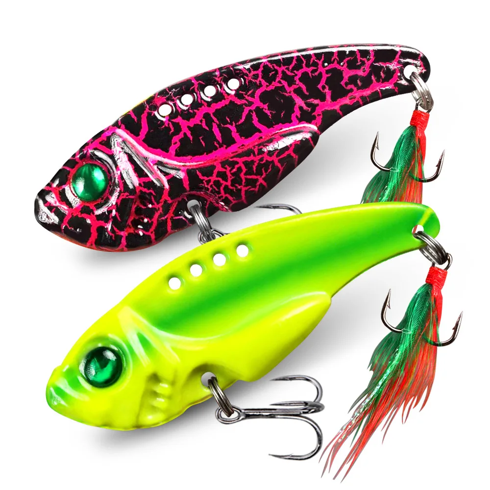 Fishing Lures Spoon For Pike 3g-20g Hard Bait With Treble Hook Spoon Wobble Metal Hard Bait Vib Spoonbait Fishing Tackle Lures
