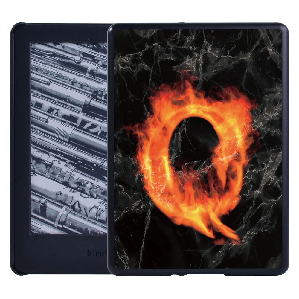 Funda de tableta para Kindle 10 °, 2019, 8 °, 2016, fuego 26, letras, funda para Paperwhite 1 5 °/2 6 °/3 7 °/4 10 °