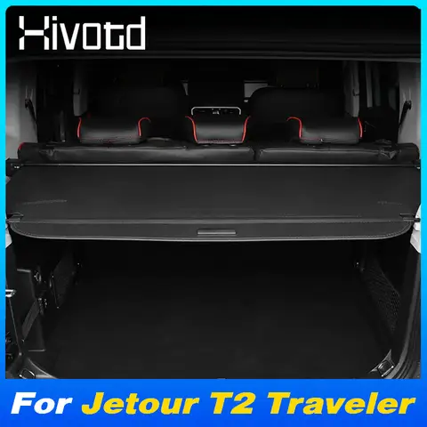 Jetour T2 Traveler 2024 용 자동차 뒷 트렁크 스토리지 랙 커버 장식 커튼 파티션 부품 인테리어 스타일링 액세서리