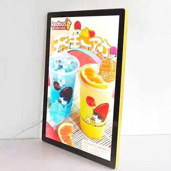 Light Box Restaurant and Cinema Marketing Hanging Display Frame LED Menu Board for Advertising Working Light