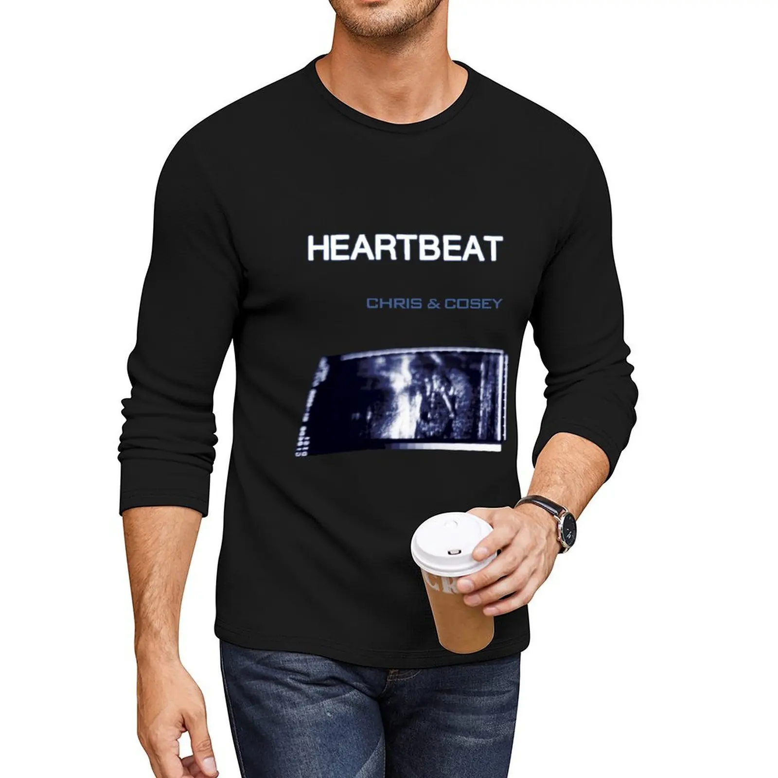 

Chris & Cosey - Heartbeat artwork Long T-Shirt new edition t shirt sweat shirts cute tops men workout shirt