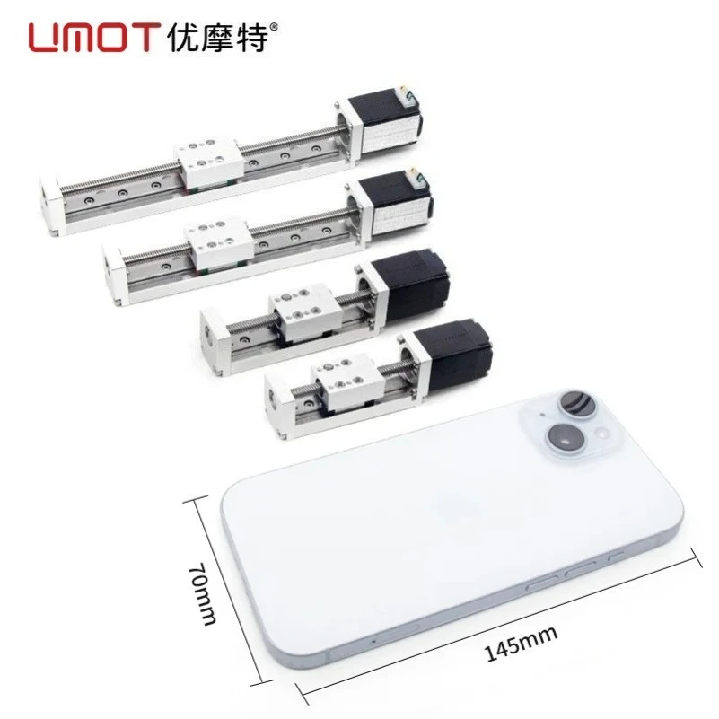 Mini  40mm Stroke Ball Screw Slide Linear Guide Rail Motion Module DC T-type Motorized Linear Stage CNC Sliding Table
