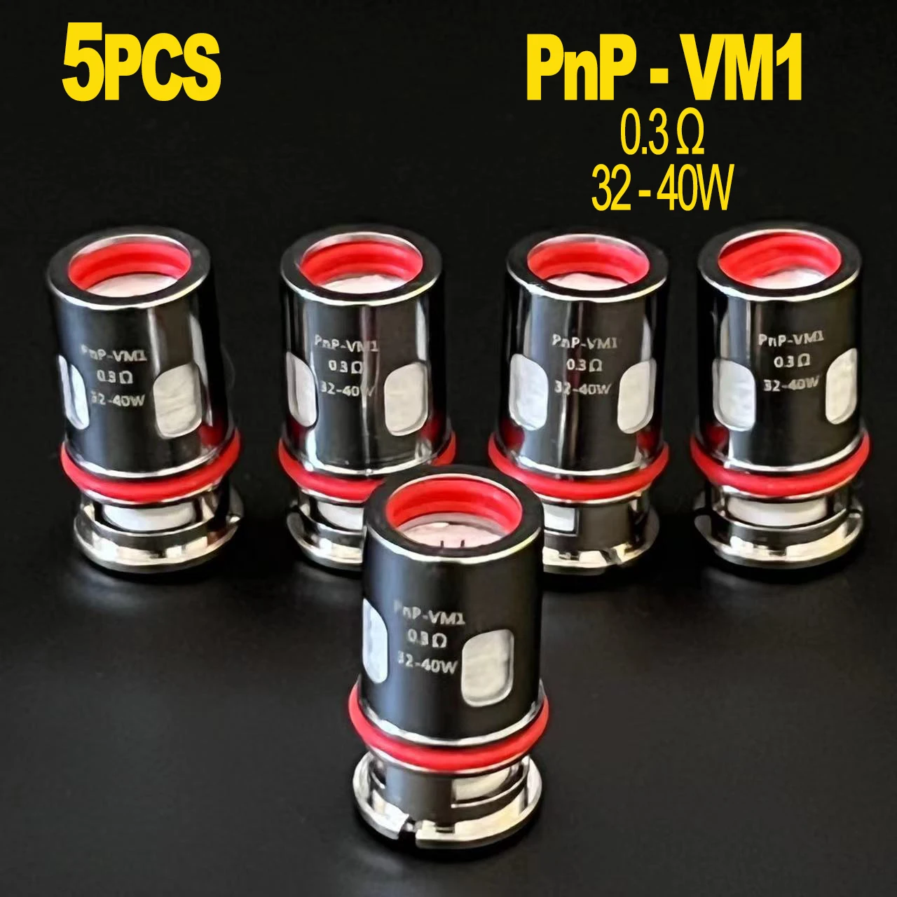 5PCS DL PnP Coil VM1 0.3ohm VM5 VM6 0.15ohm Vinci Mesh Coils for VINCI X R Drag X S Nani PnP 22 Mod Pod Kit  Atomizer Vape