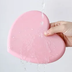 Heat Resistant Silicone Mat Thicker Drink Cup Non-slip Pot Coasters Heart-shaped Placemat Kitchen Accessories Holder Table