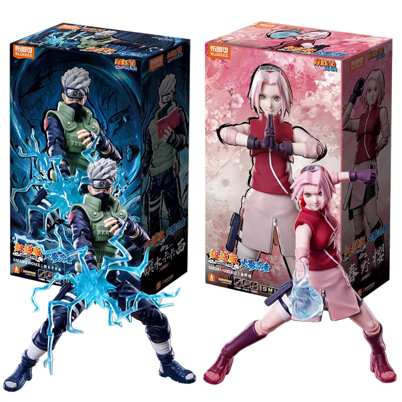 Blokees Naruto Uchiha Madara Uchiha Sasuke Namikaze Minato Uzumaki Boruto, Juguete de Acción para Armar, Colección, Regalo