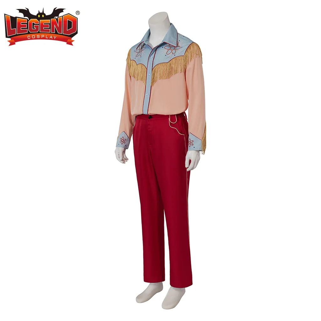 Zurück in die Zukunft Marty McFly Cosplay Kostüm Cowboy Kostüm Hemd Hosen Outfit für Männer Erwachsene