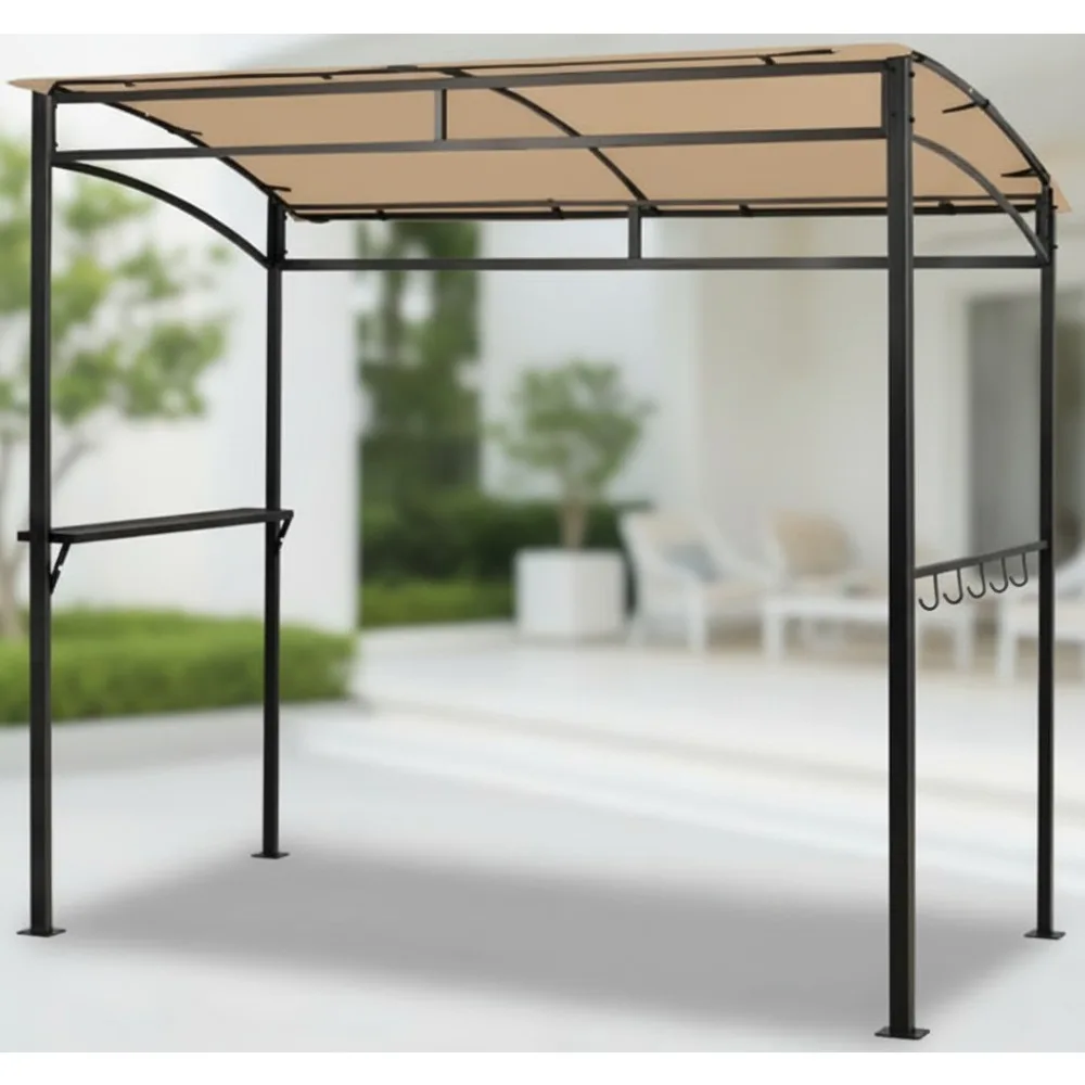 

7' Replacement Grill Gazebo Canopy - UPF 50+ Water Resistant Fire Retardant Fabric 84.5"x53.5"