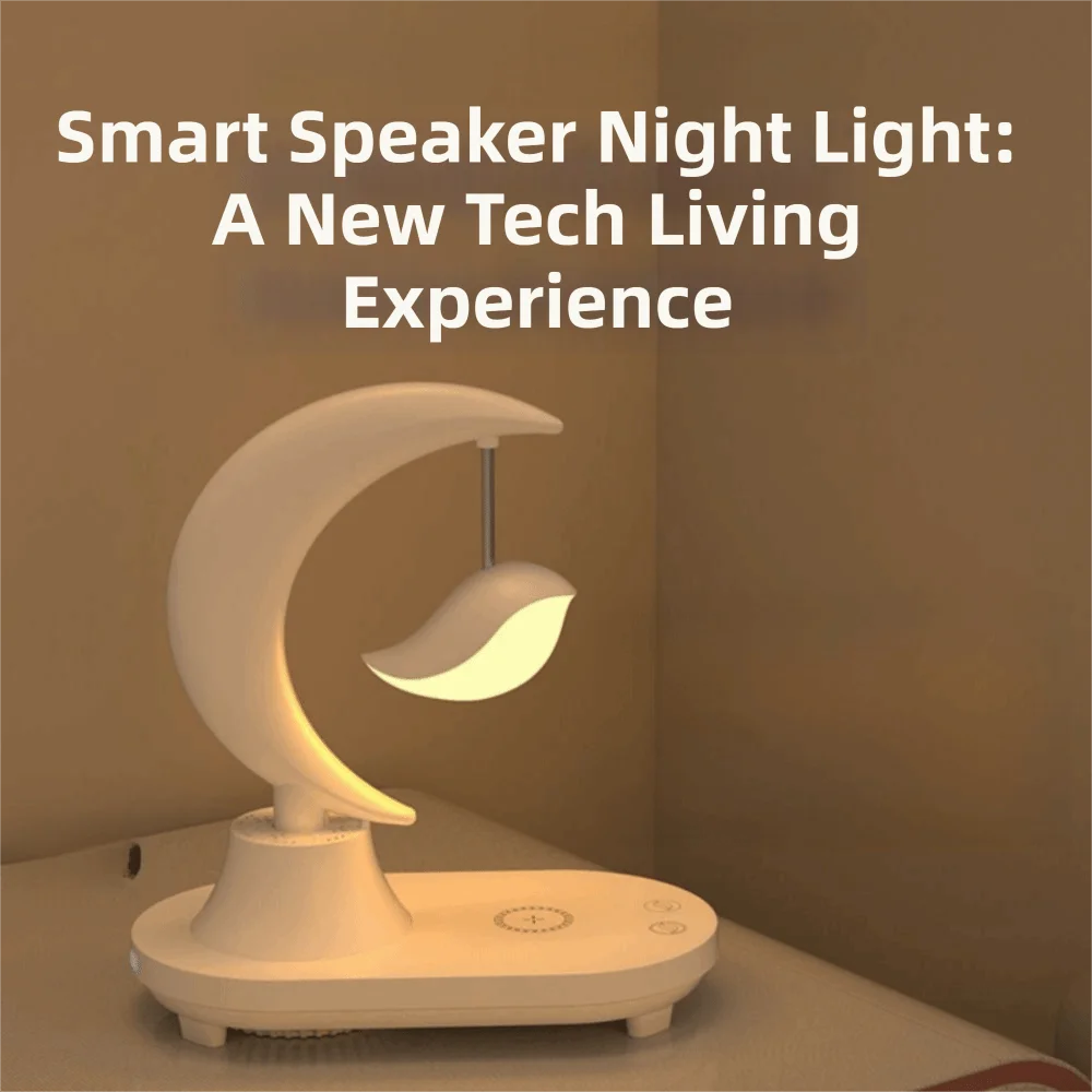 

LED Light Music Night Light Dimmer Function Bedside Use Bluetooth Night Light Children Gits Ambient Light Wireless Charging Lamp