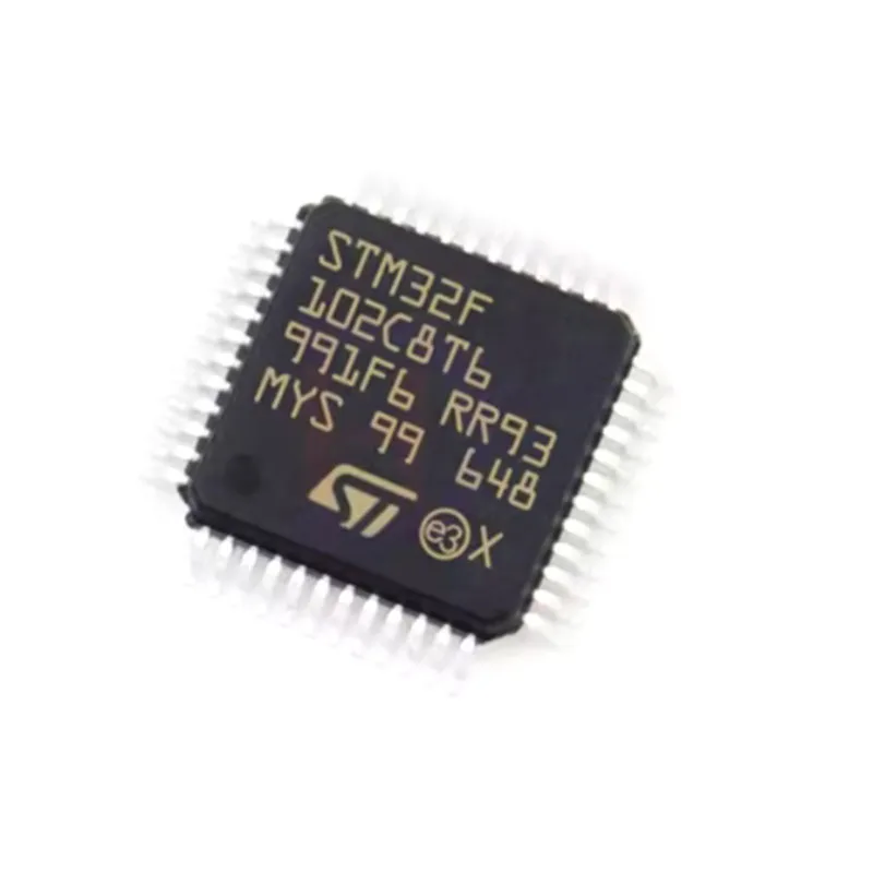 STM32F102C8T6 48LQFP Microcontroller Single Chip Microcomputer Electronic Component  Integrated Chip Ic  New And Original