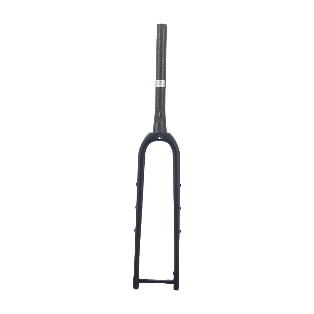 Winow FKG40 New Version Carbon Gravel Fork 700*60C 100x12mm Thru Axle for travel Bike Frame Hidden Internal Cable Tapered Tube