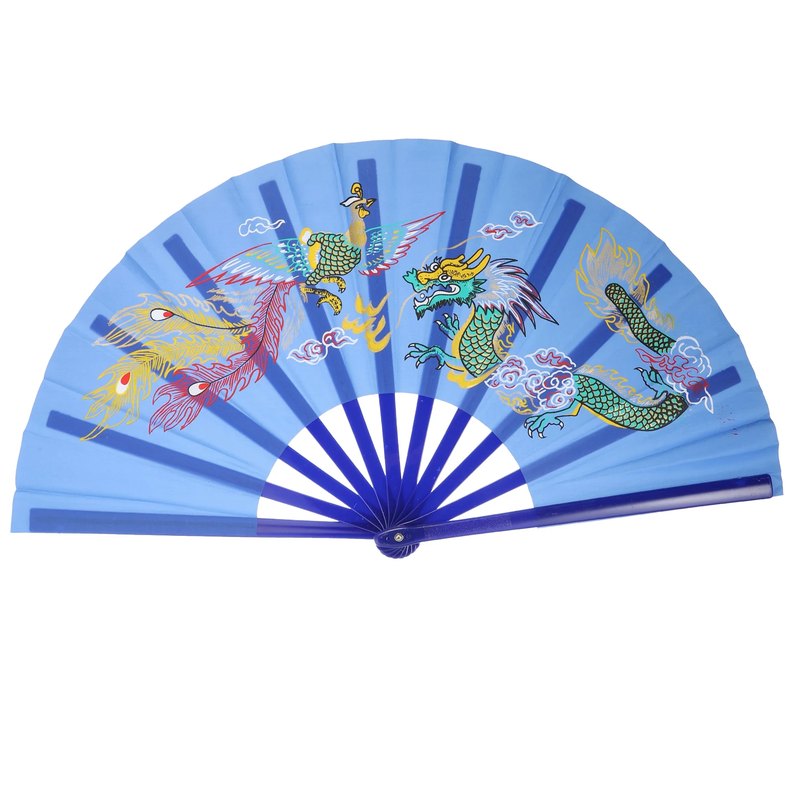 

Tai Chi Fan Hand Held Taichi Kungfu Foldable Folding Fans Chinese Style Plastic Fitness Decorative