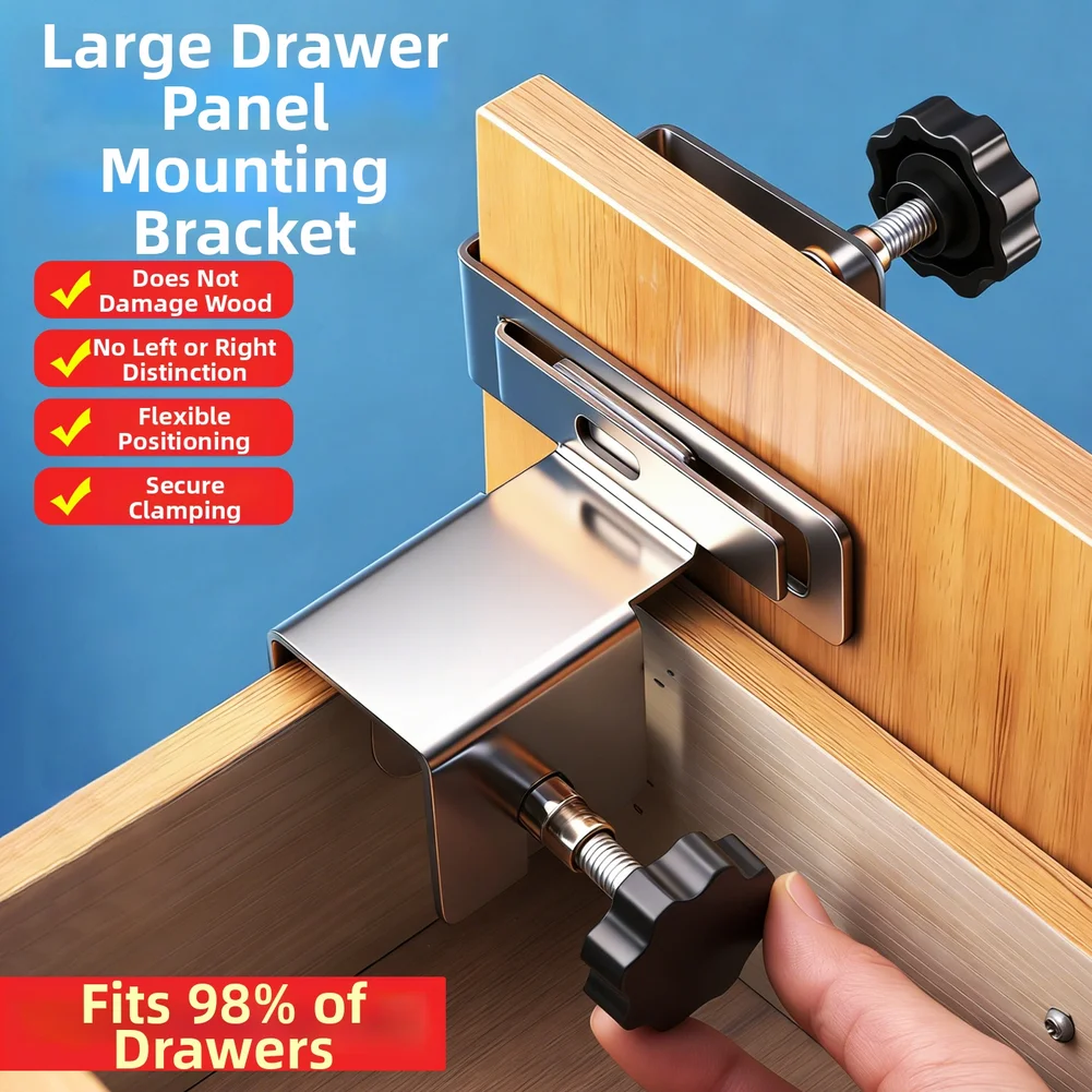 Adjustable Drawer Installation Clip Drawer Installation Fixing Clip Woodworking Jig Cabinet Installation Clamp Panel Fixing Tool