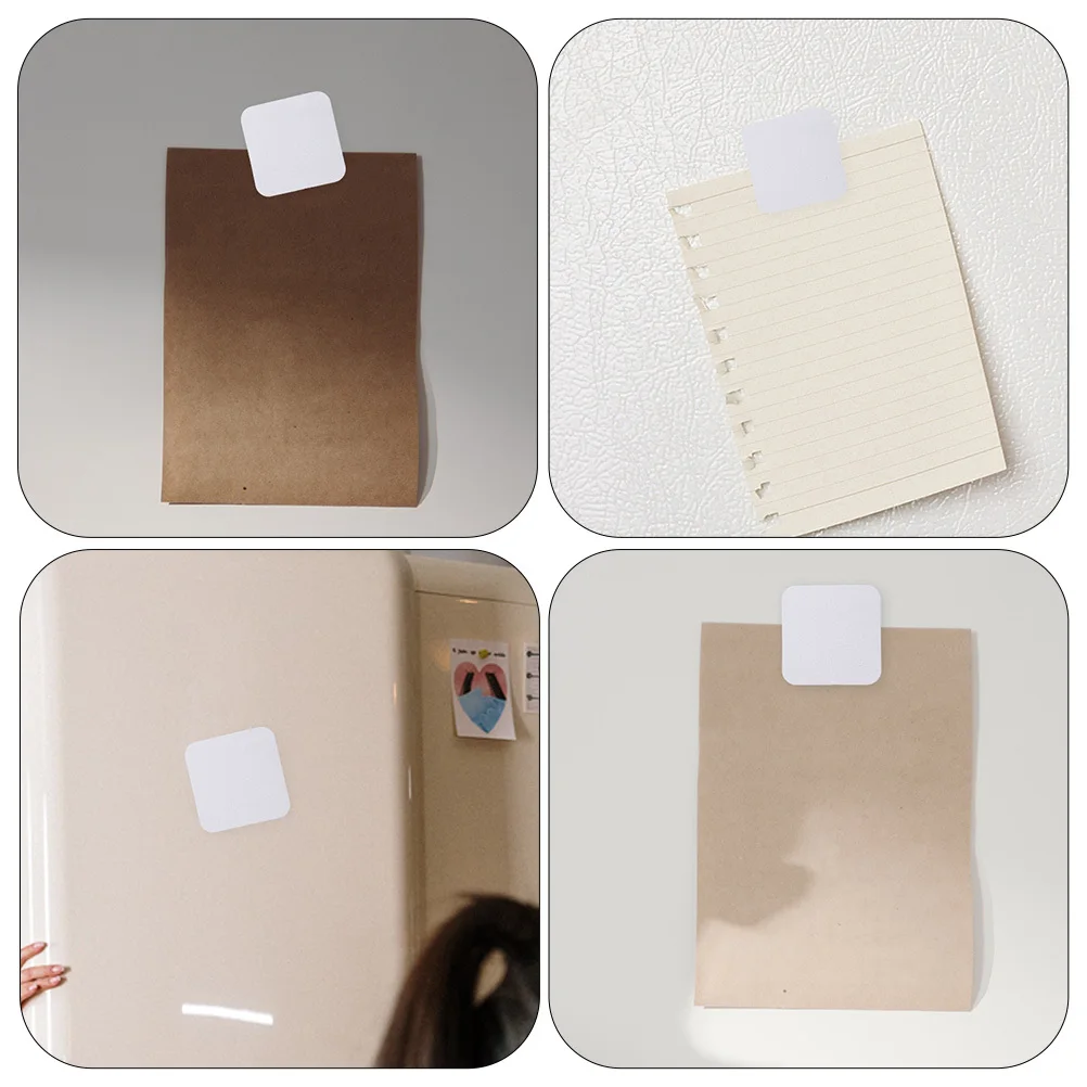 

6Pcs Pearlized DIY Refrigerator Magnets Blank Sublimation Heat Transfer Magnetic Stickers for Home Decor Fridge Ornament