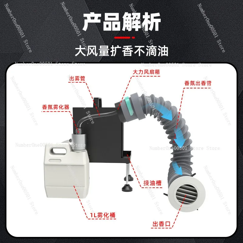 F03 Independent System Hotel Large Aroma Machine Automatic Spray Bar Diffuser