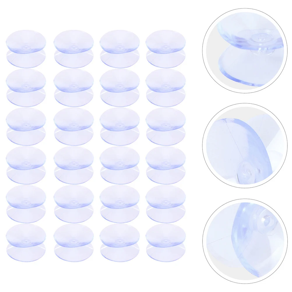 24 шт. силиконовые прозрачные двусторонние подушечки на присоске, стеклянные бамперы для стола, проставки, противоскользящие прозрачные подушечки для дома и фестиваля