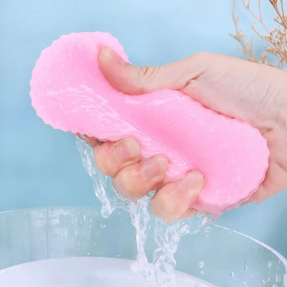 Super Soft Exfoliating Bath Sponge Body Scrubber Shower Brushes Cleaner Pad Exfoliator Shower Body Skin Care Bathroom Supplies