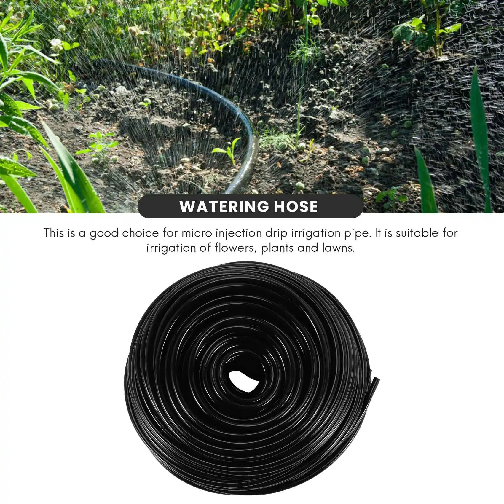 

WFF 50M Watering Tubing Hose Pipe 4/7Mm Hose Drip Garden Irrigation System