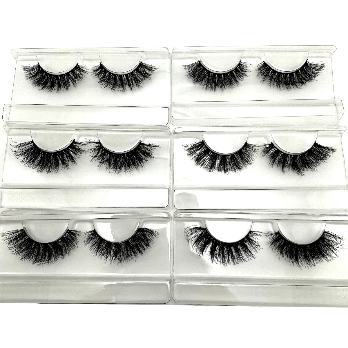新しい卸売 12 ペアミンクまつげ乱雑な 3d ミンクまつげナチュラルソフトつけまつげふわふわ偽まつげメイクアップバルク