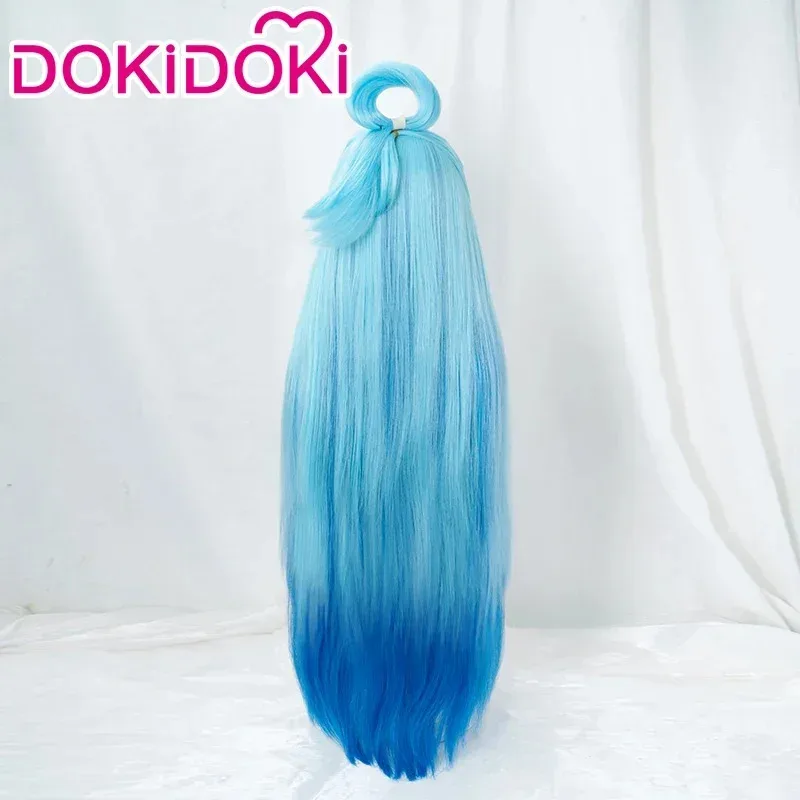 

2025 yiyi 2025yiyiAquaa аниме косплей DOKIDOKI Aquaa костюм женские длинные синие волосы высокая термостойкость бесплатная шапочка для парика
