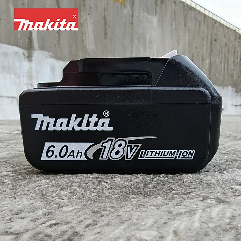 แบตเตอรี่ Makita รุ่น BL1860B 18V 6.0Ah LXT ลิเธียมไอออน ชุดอุปกรณ์ ชาร์จได้ ใช้แทนแบตเตอรี่เครื่องมือไฟฟ้าไร้สาย เลื่อย พร้อมที่ชาร์จ