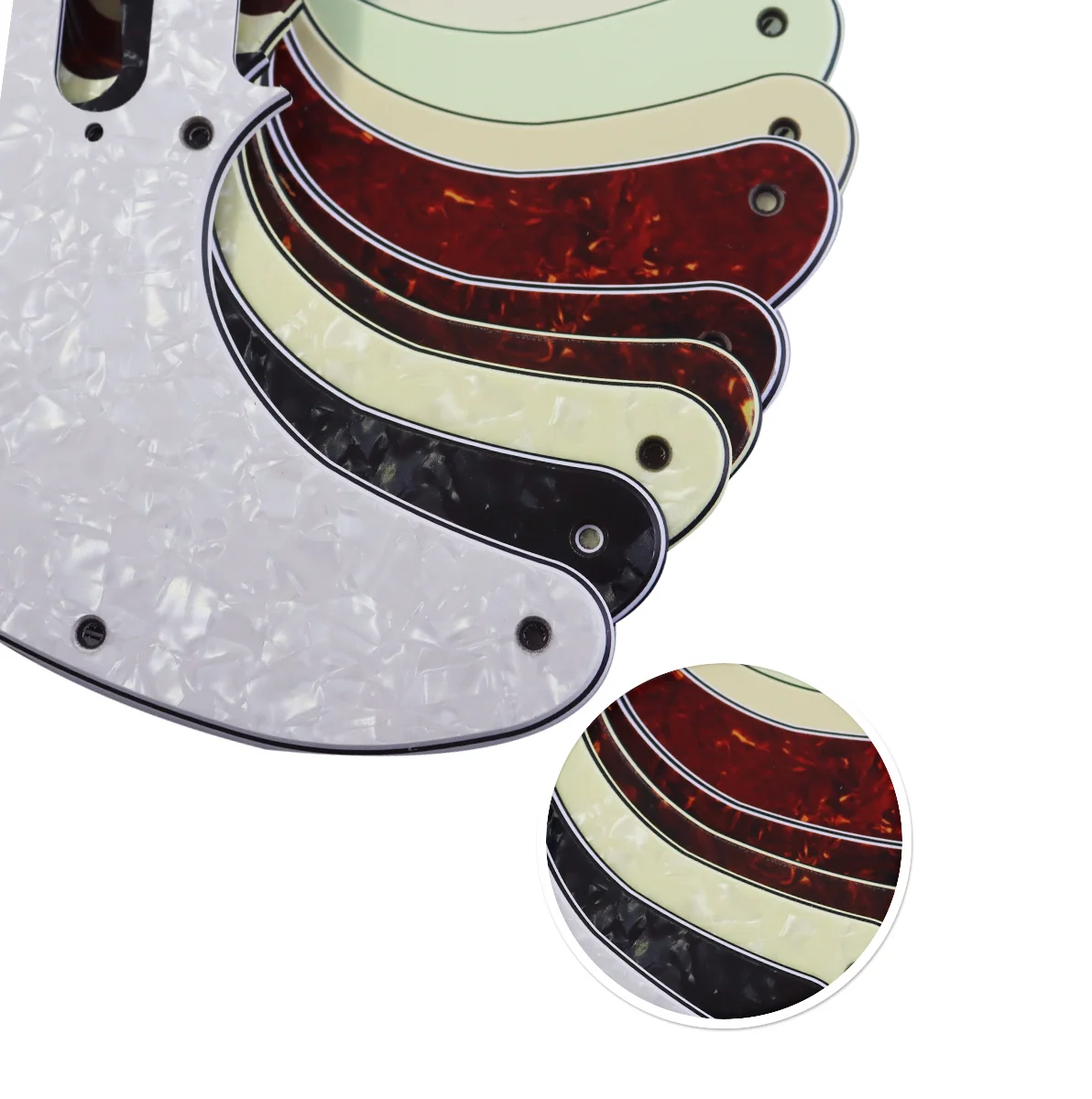 RUKOVA 8-Hole Tl Pickguard Scratch Plate, Replacement for USA & Mexican Fd Modern Standard Tl Electric Guitar image 5