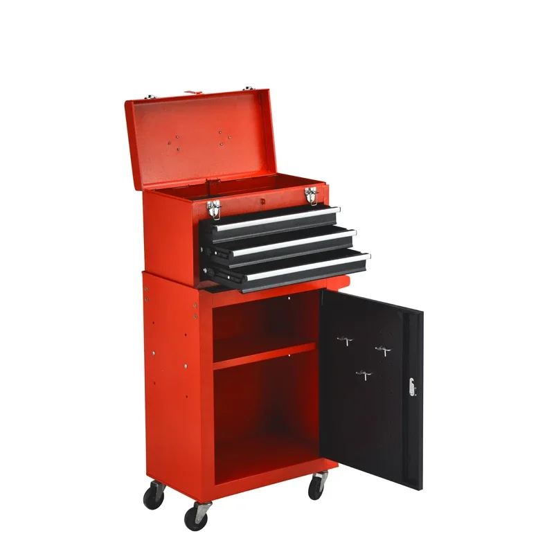 

for forCE Mini Tool Chest and Cabinet Storage Box Rolling Garage Toolbox Organizer Cabinet