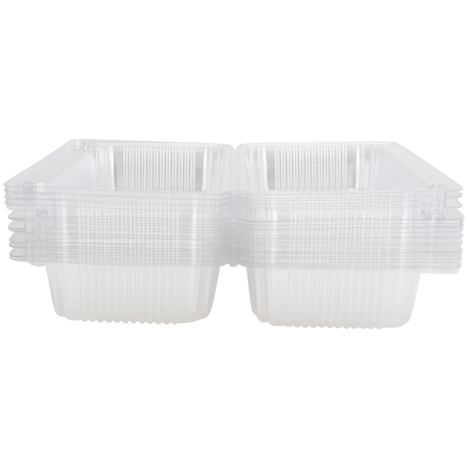 

25 Pcs Bakery Pastry Box Candy Packaging Cake Dessert Food Wrapping The Pet Use Premium Quality