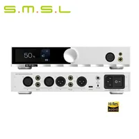 SMSL H400 Hi-Res Headphone Amplifier 16Ω/15W*2 32Ω/7.5W*2 Earphone AMP RCA XLR Balanced Input Hi-End Pre-Amp With Remote Control