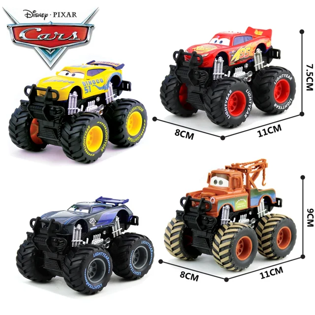 Disney Pixar Cars Zabawka Zygzak McQueen Tryb metalowy Powrót Samochód Jackson Storm Mater Siła bezwładnościowa Model samochodu Zabawka Prezent urodzinowy dla dziecka