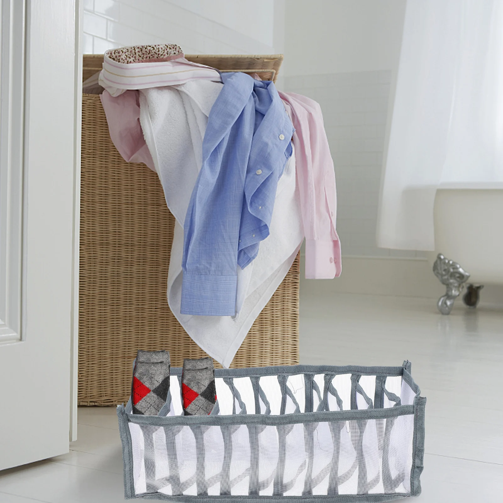 

Underpants Organizing Box Strong Loadbearing Capacity Exquisite Craftsmanship Healthy Odorless Household Gift Item