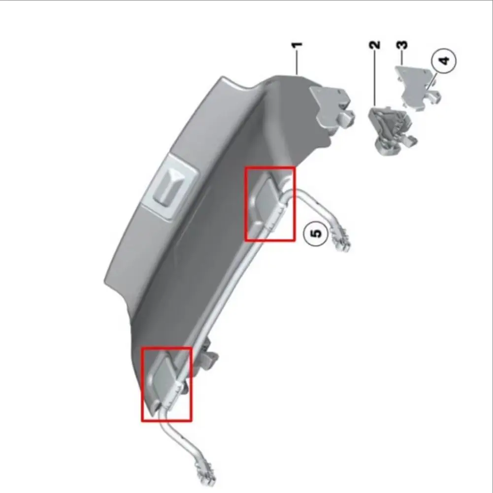 

OEM Compatible Truck Cover Repair Kit for BMW For Z4 For E89 2009 2016 Model Single Side Component Set for Trunk Cover