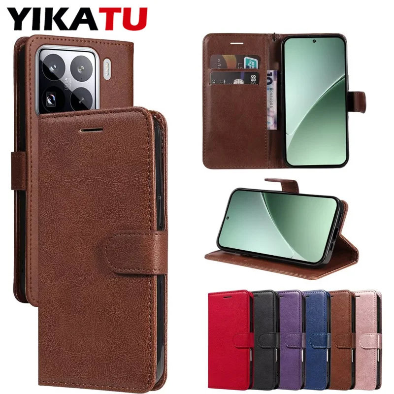 Skin Friendly For Xiaomi 17 Pro Max Case Flip Wallet Leather