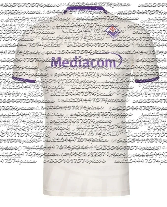 Camisas de Futebol Fiorentina 3D Impressas para Casa e Fora, Camisetas Esportivas Casuais de Manga Curta para Crianças/Adultos, Conjunto Familiar