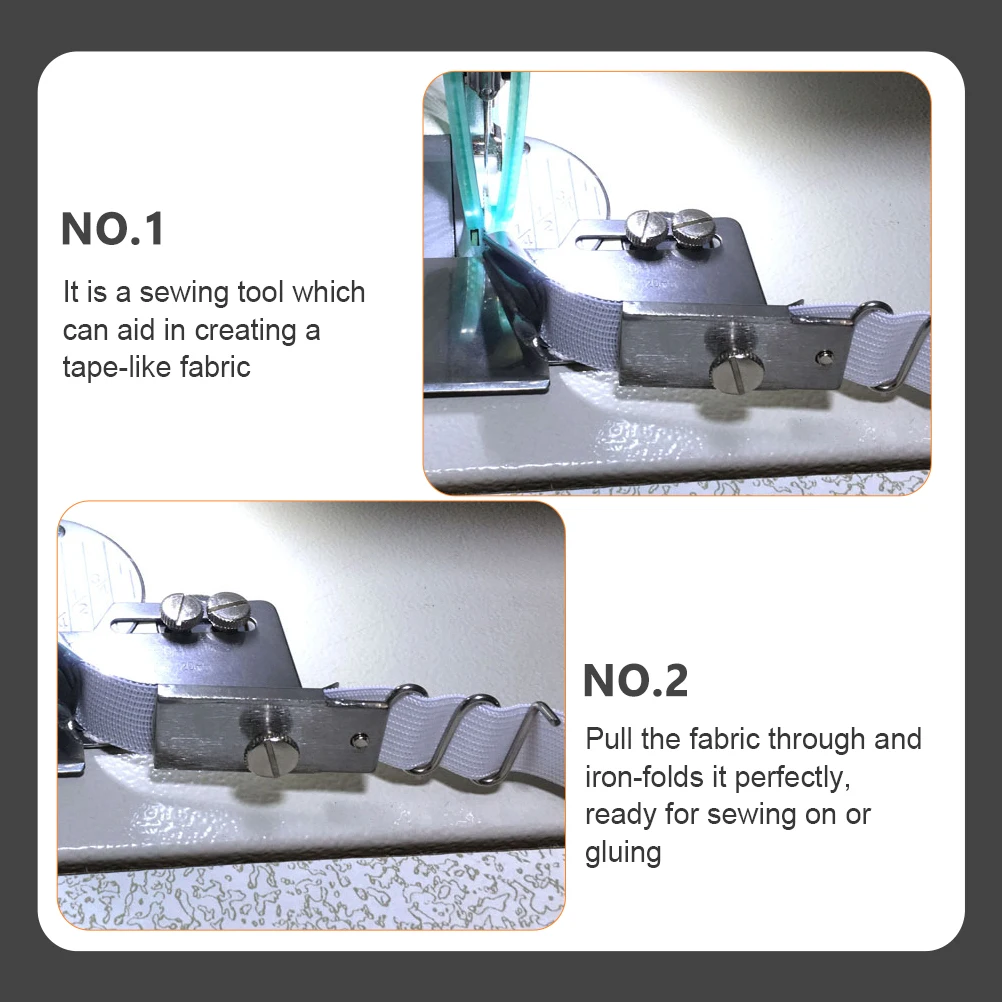

Sewing Machine Binder Flat Car Edge Wrapper Stainless Steel Industrial Accessory for Sewing Projects Edge Binding Tool