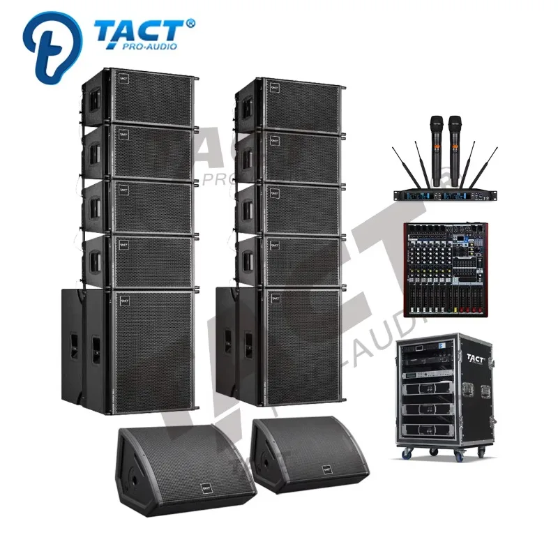 Altavoces profesionales Altavoces line array individuales de 12 pulgadas Equipo de sonido de audio para sistema de sonido de eventos