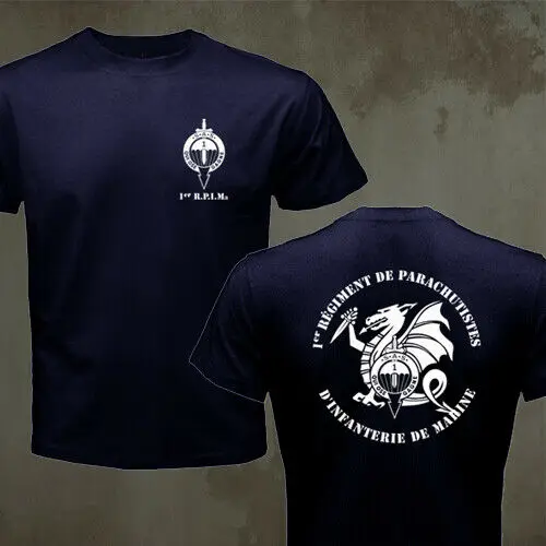 France Para SAS 1st Marine Infantry Parachute Regiment Special Forces Men T-shirt Short  Casual  O-Neck  Men Clothing