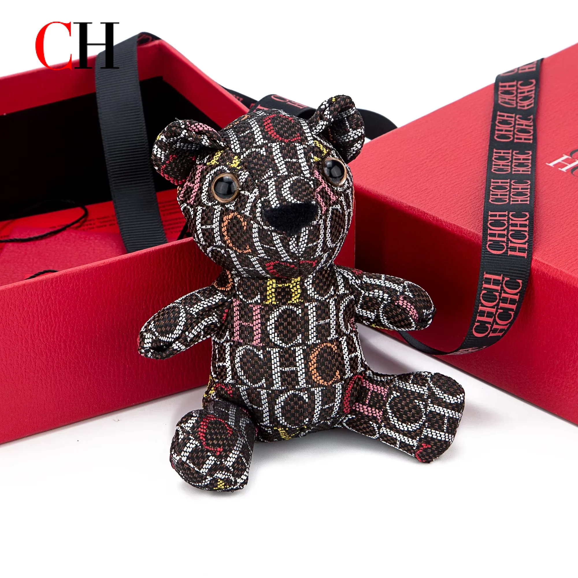 Gantungan Kunci Boneka Beruang - Monogram Keychain Leather ulasan dan harga