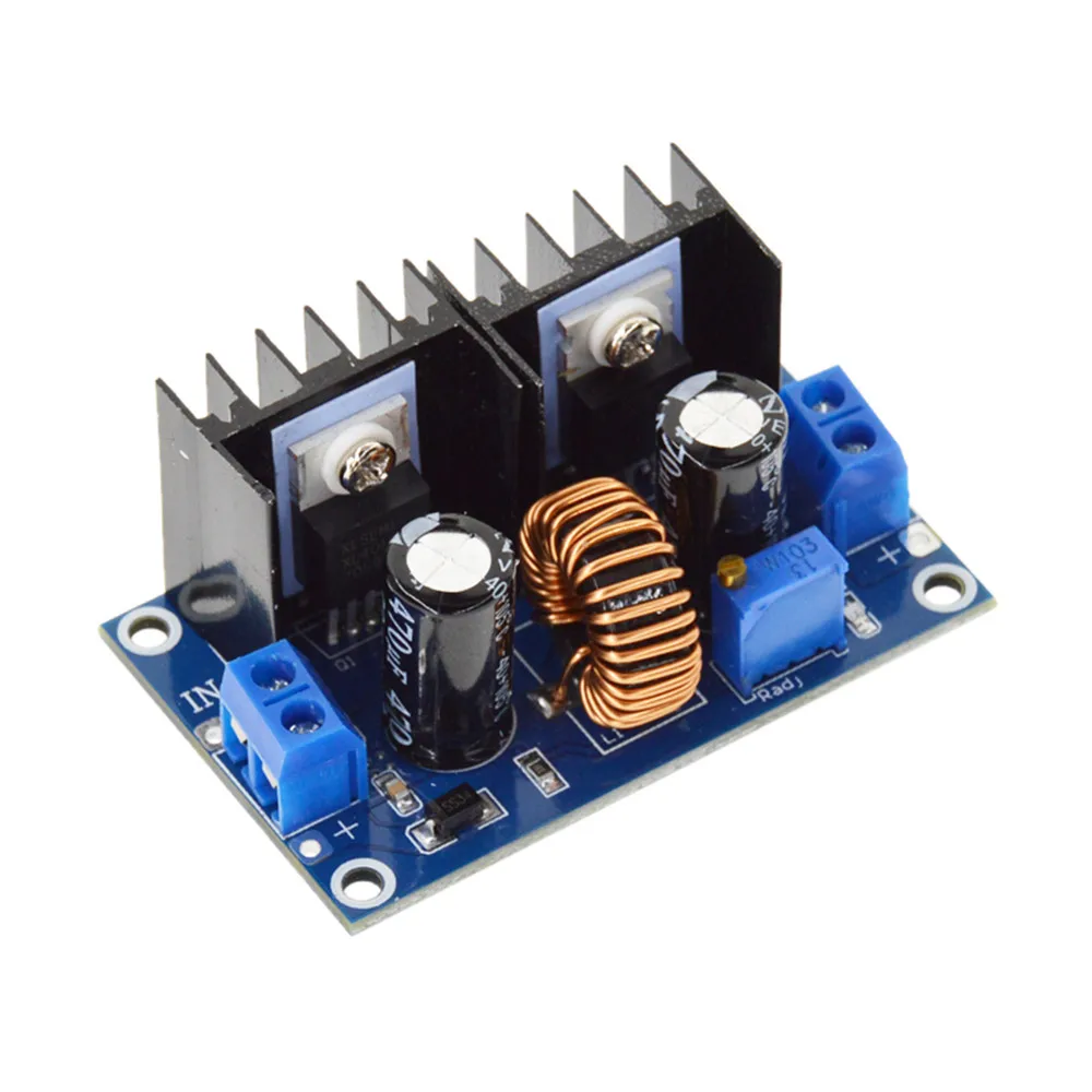 LED Digital Voltmeter PWM Adjustable 4-36V To 1.25-36V Step-Down Board Power Supply Module XL4016 8A 200W DC-DC Buck Converter