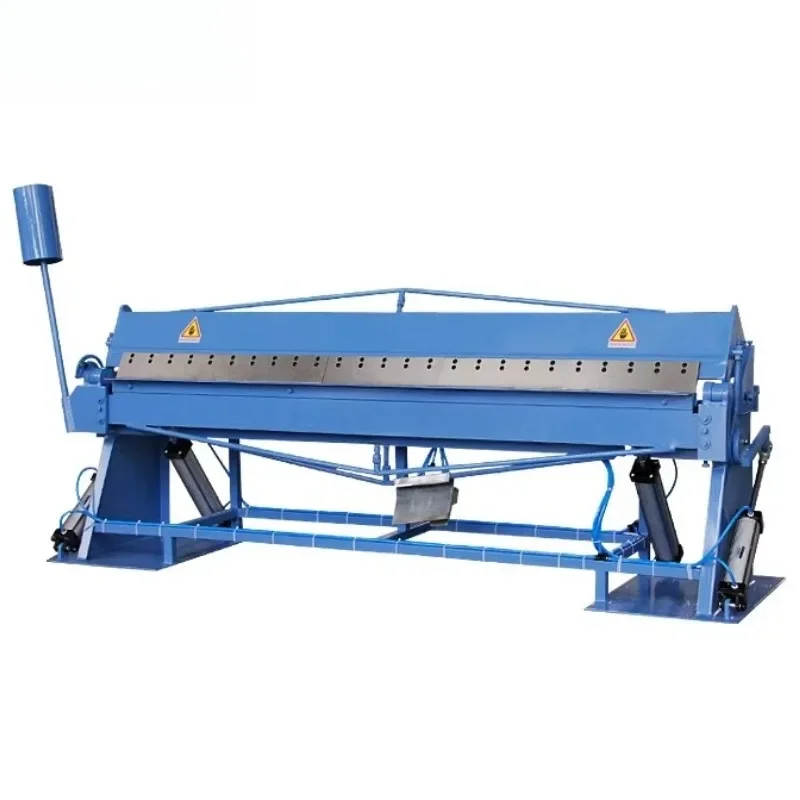 Small simple pneumatic ordinary flat folding machine half tooth folding square tube making machine manual operation