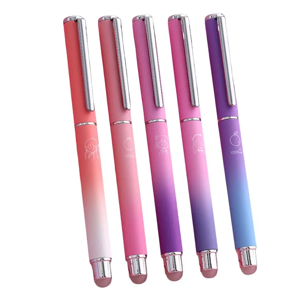 Juego de bolígrafos de Metal borrables de precisión, escritura suave, plumas estilográficas cómodas, tinta sin esfuerzo