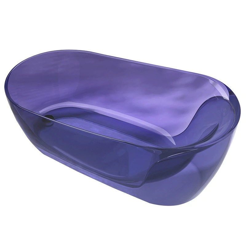 Transparent bathtub, high luxury freestanding