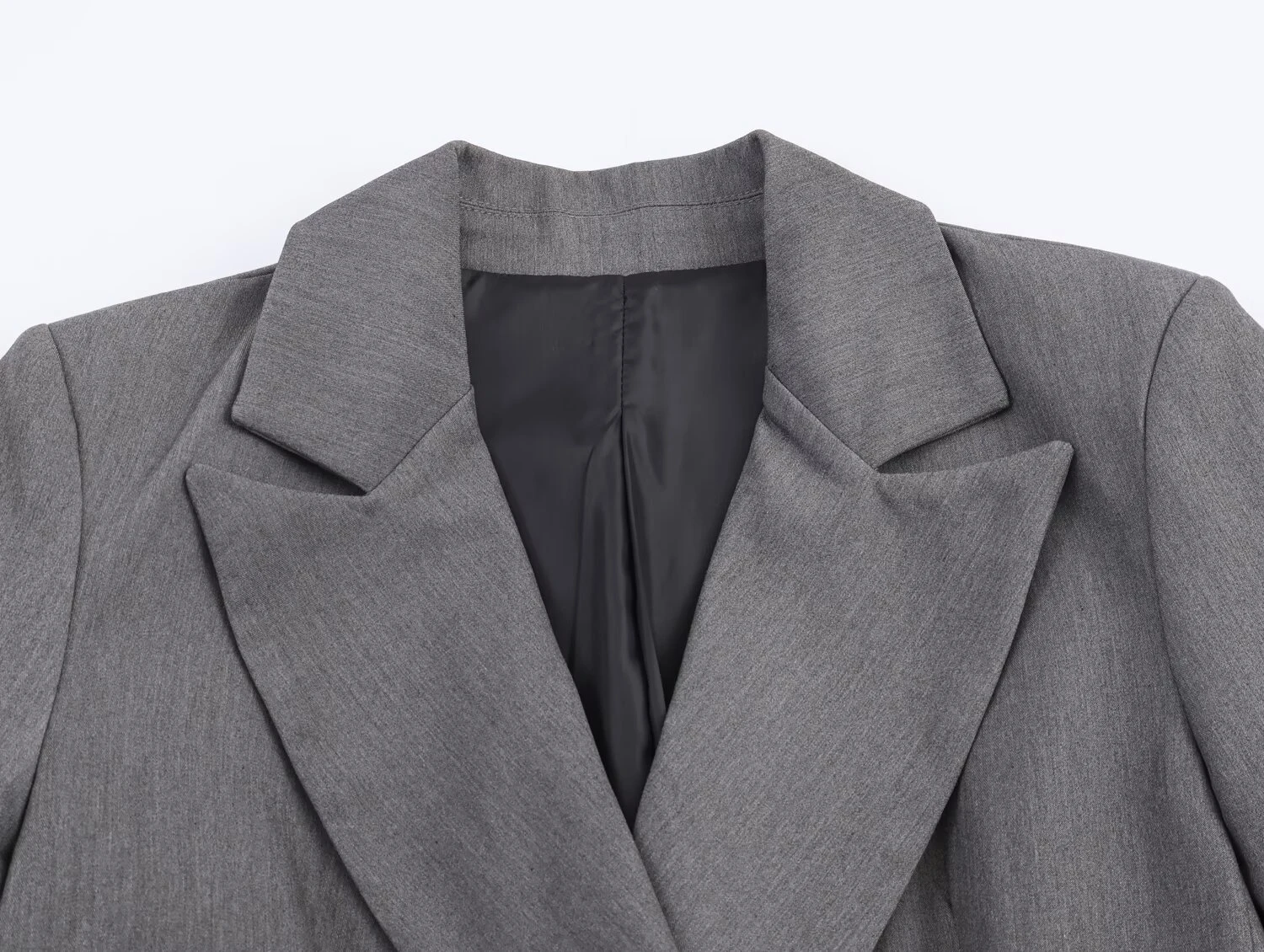 ZERAINS بدلة ركاب جديدة للخريف سترة نسائية مزدوجة الصدر مزدوجة الصدر مع سراويل بحزام