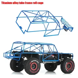 Lega di titanio Baja1000 auto da corsa Bronco R Roll Cage per 1/10 RC Crawler Car Traxxas TRX4 Ford Lima Bronco AXIAL SCX10 RC4WD