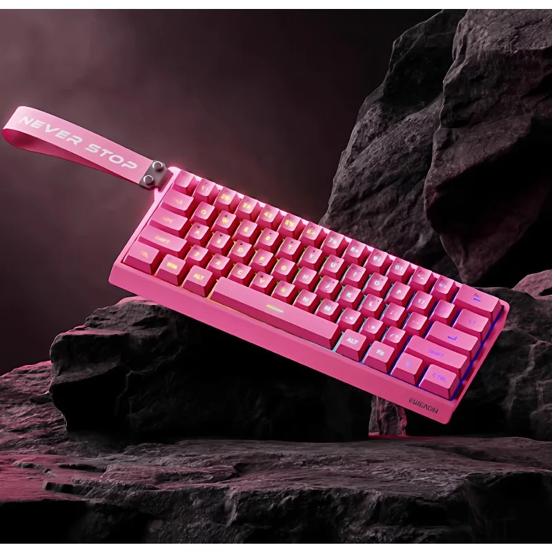 F61 wireless keyboard and mouse set mechanical feel office game small portable bluetooth