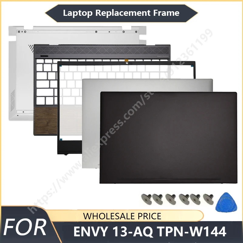 

Replace Cover For HP ENVY 13-AQ TPN-W144 Laptop LCD Back Cover Front Palmrest Bottom Case