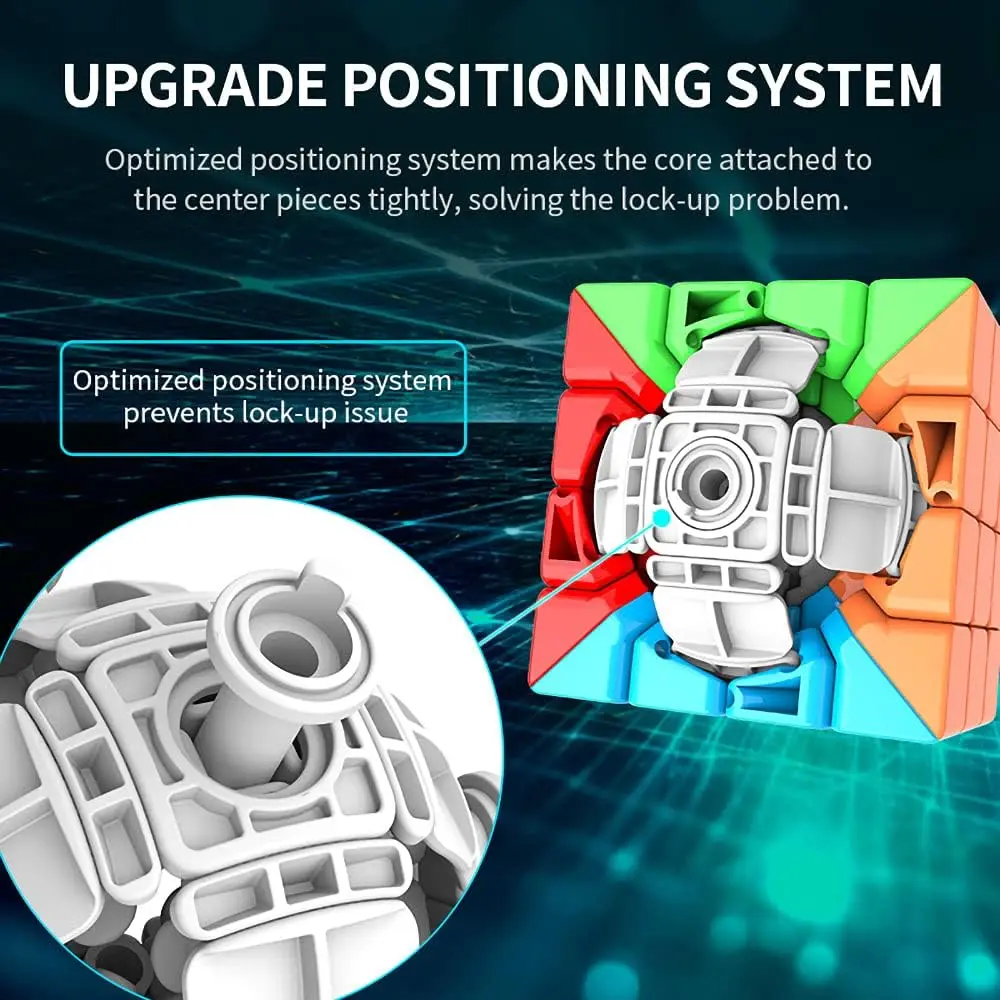 Moyu Meilong M Magnetic 4 M 4x4x4 Magnetyczna magiczna kostka profesjonalna 4x4 Gładka kostka prędkości bez naklejek Trwałe puzzle 3D Zabawki