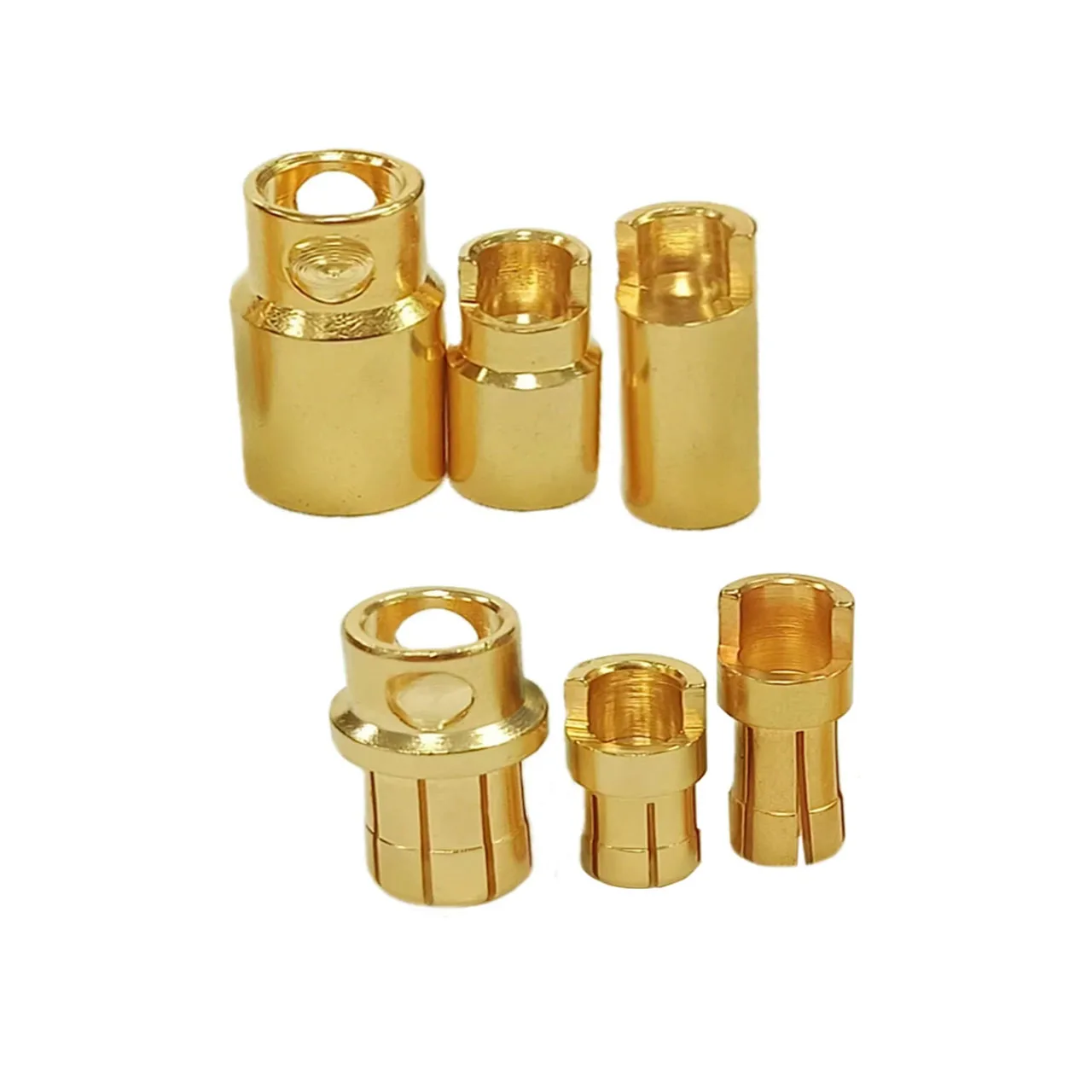 Amass 5.5mm 6mm 8mm male/female bullet banana 10/50/100 pair plug connector, suitable for motor remote control toy parts