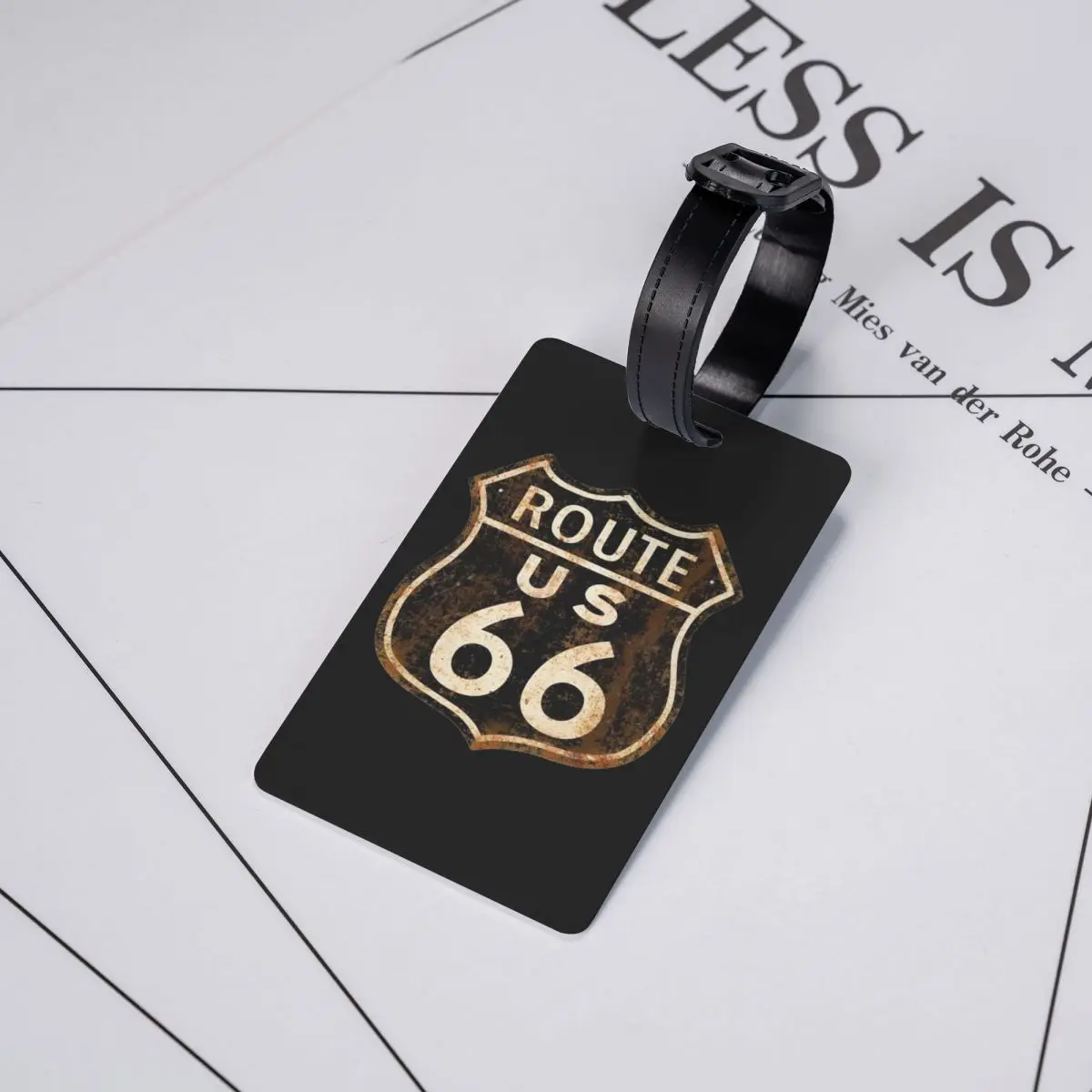 Bagagem Tags para Mala de Viagem, California Sign Privacy Cover, Nome ID Card, US Route 66