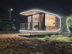 Prefabricated Outdoor Home For Sleeping Modular Prefabricated Mobile Container House Luxury Modern Capsule House For Sale