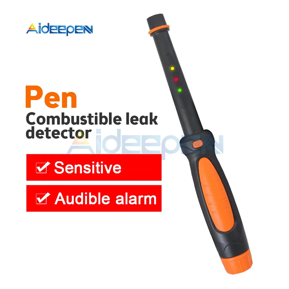 Pen Type Combustible Gas Leak Detector Auto Alarm Portable Natural Gas Leak Detector For Methane Natural Gas Flammable Gas